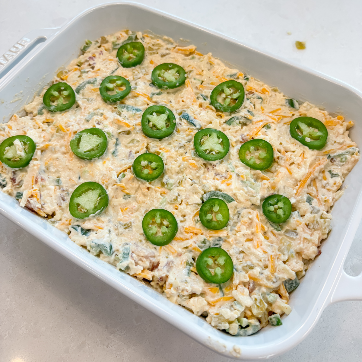 jalapeno popper dip before baking