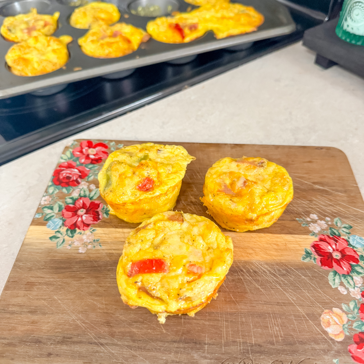 ham and cheese egg muffins
