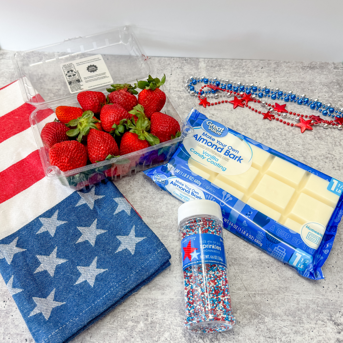 ingredients for chocolate covered strawberries