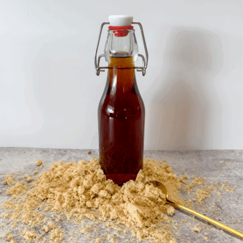 Homemade brown sugar syrup cover photo