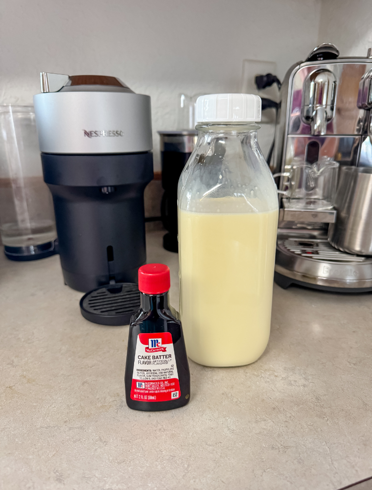 birthday cake coffee creamer cover photo