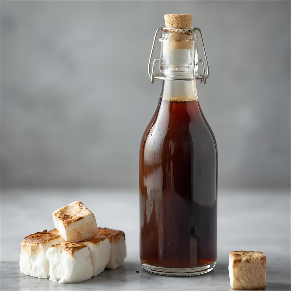 bottle of toasted marshmallow syrup